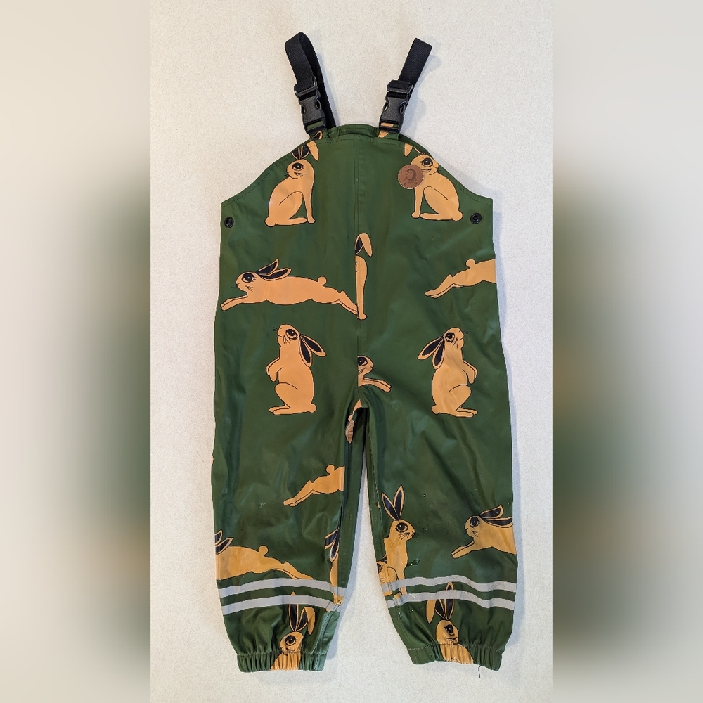 Mini Rodini Waterproof Rabbit Rain Trousers 1.5-3yrs